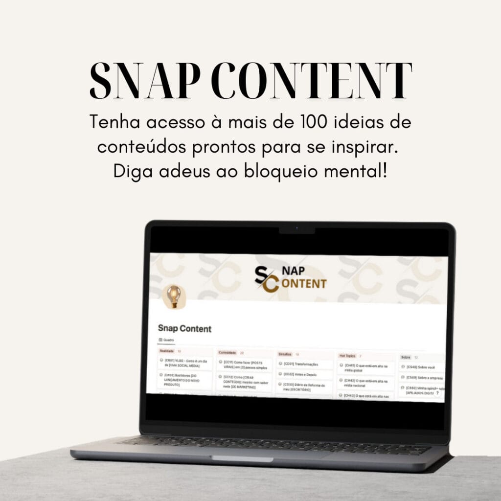 Ideias de Conteúdos para Social Media