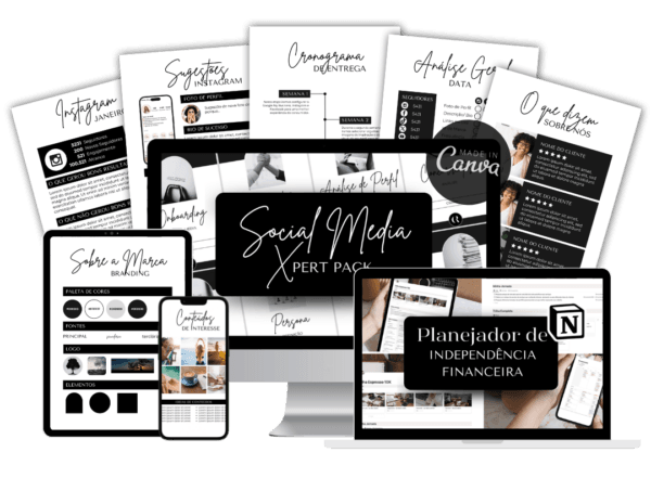templates social media manager